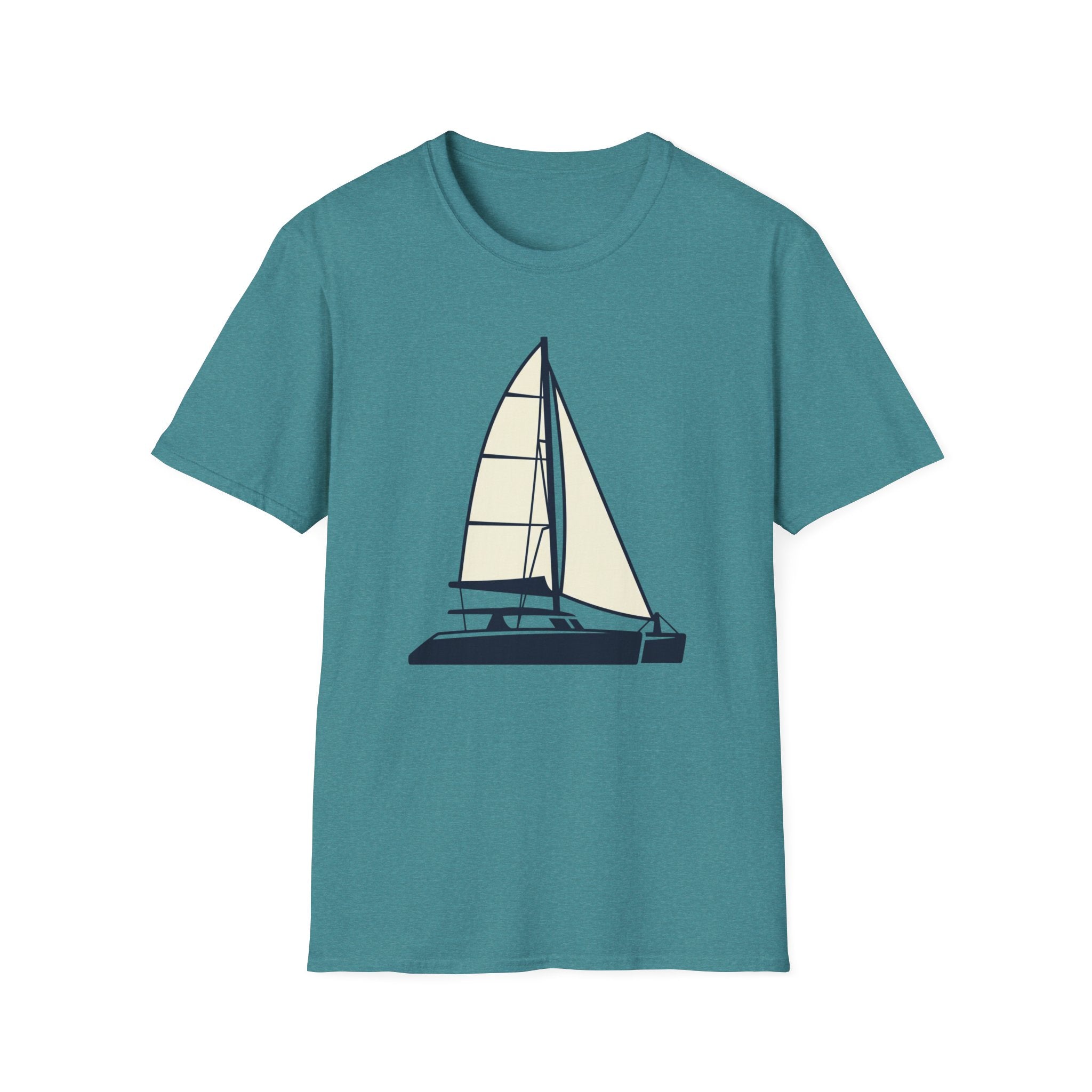 Catamaran Sail Plan Mark T-Shirt