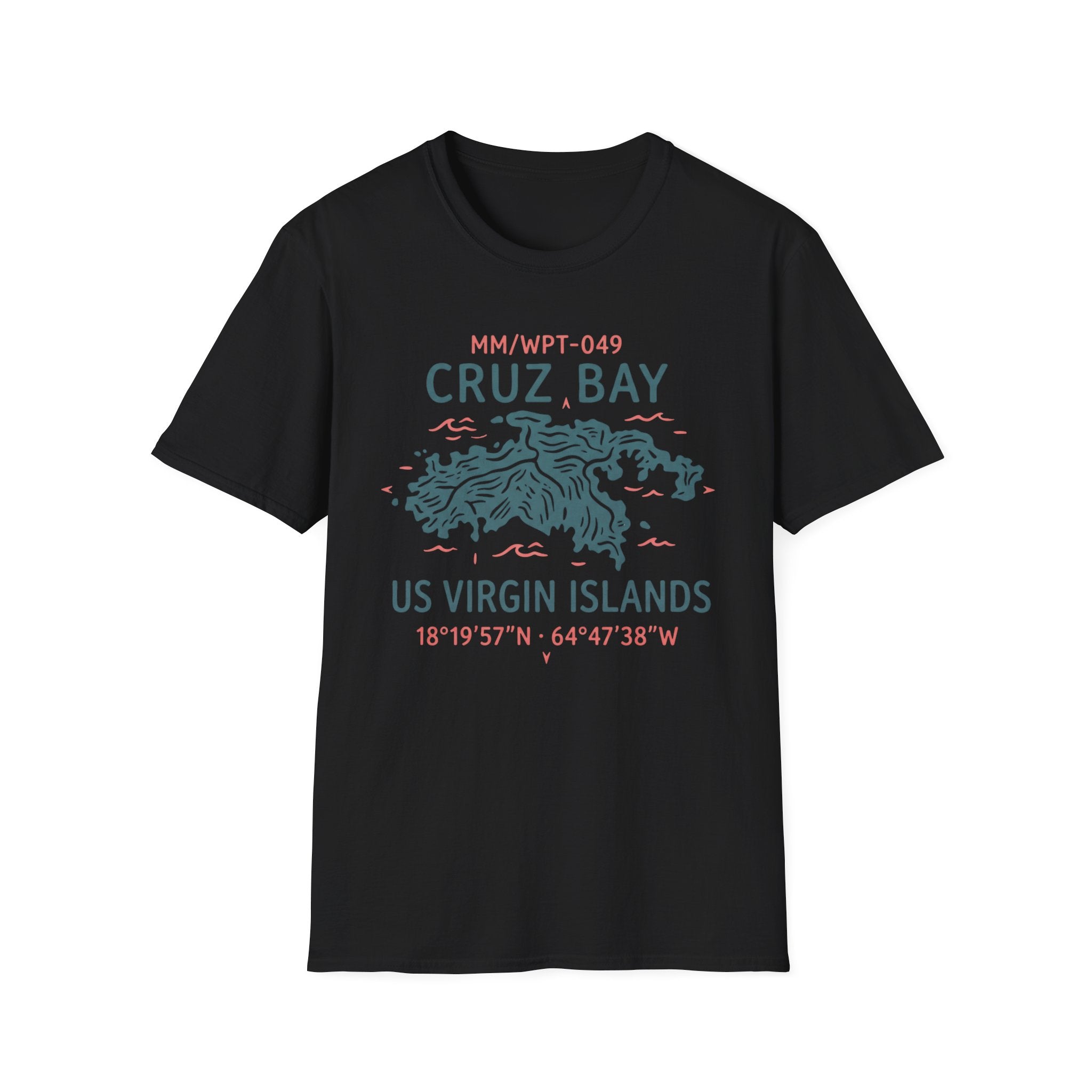 Cruz Bay US Virgin Islands Waypoint T-Shirt