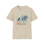 Diver And Octopus T-Shirt
