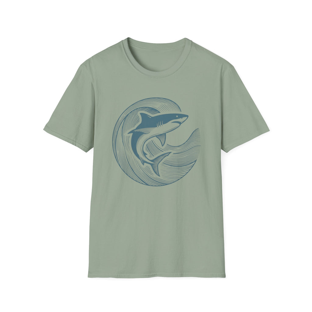 Shark Circle Silhouette T-Shirt