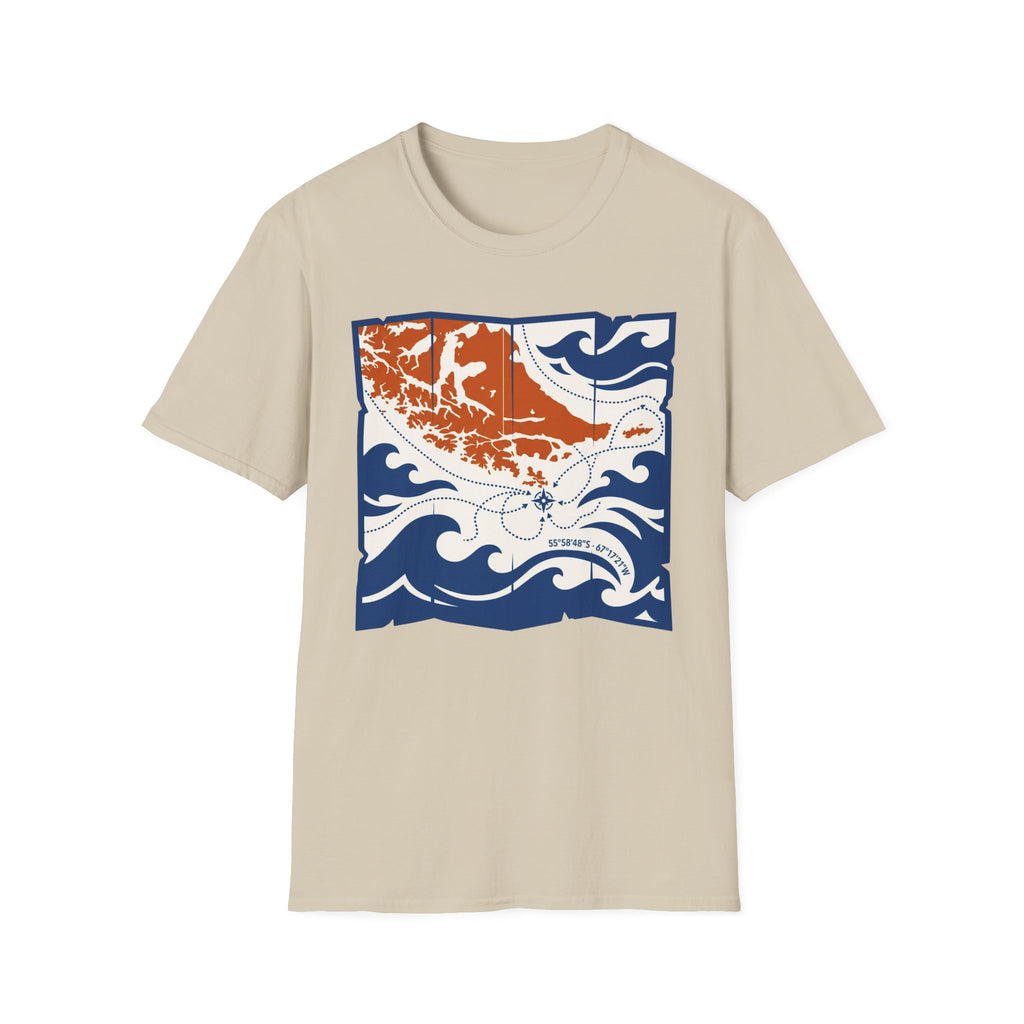 Nautical Map Cape Horn Coordinates T-Shirt