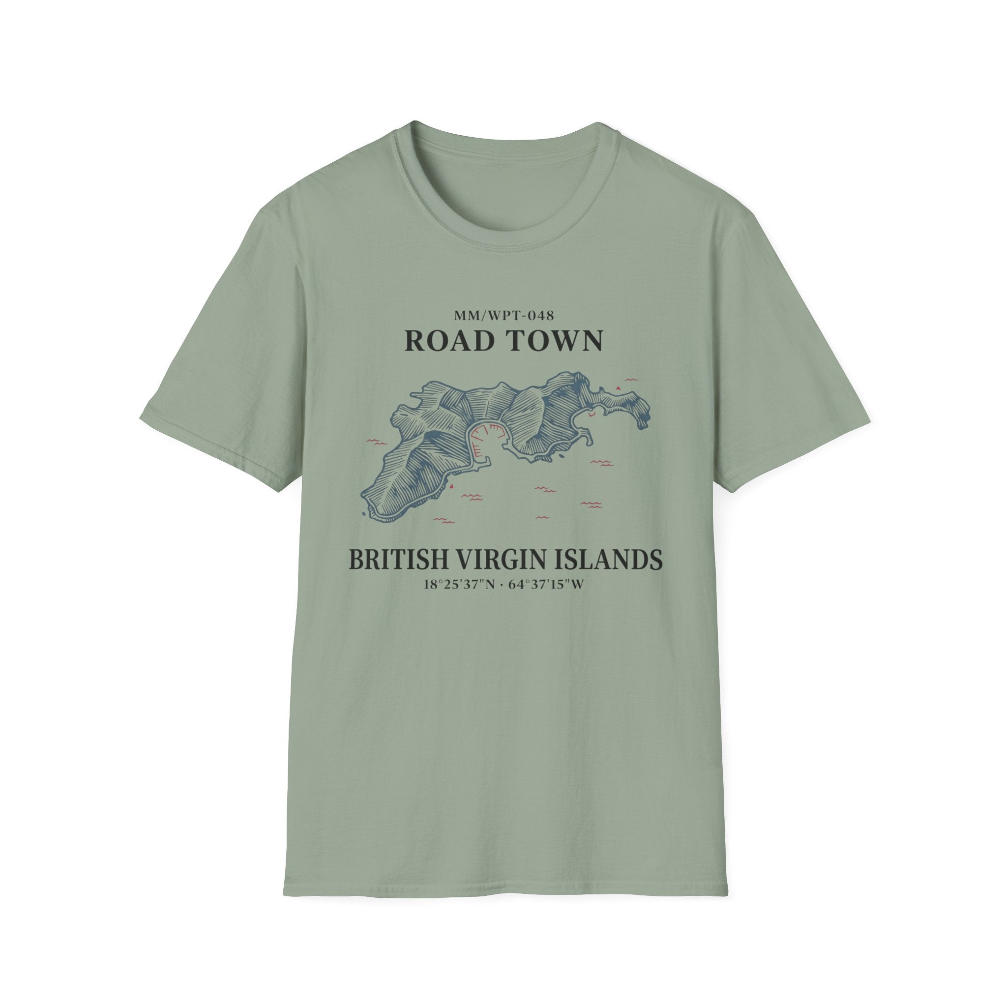 Road Town The Virgin Islands Waypoint T-Shirt