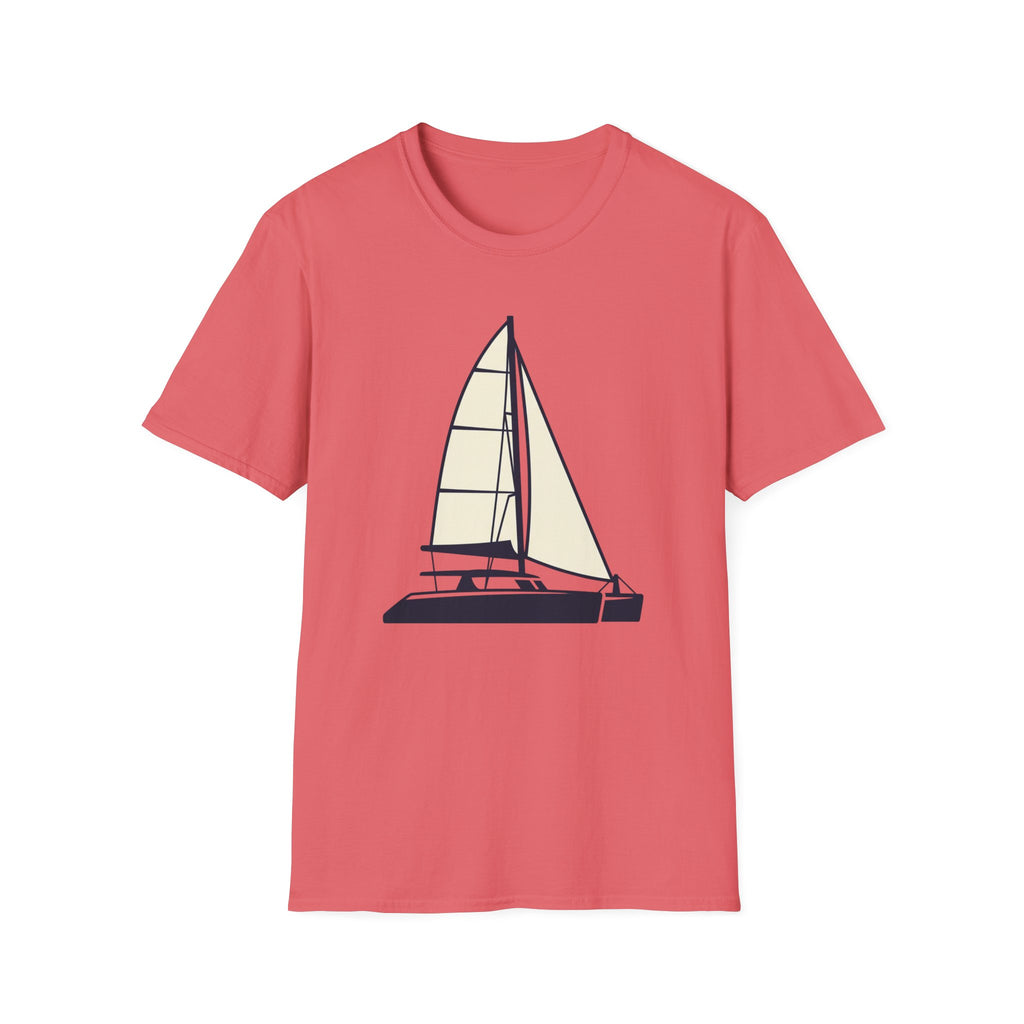 Catamaran Sail Plan Mark T-Shirt