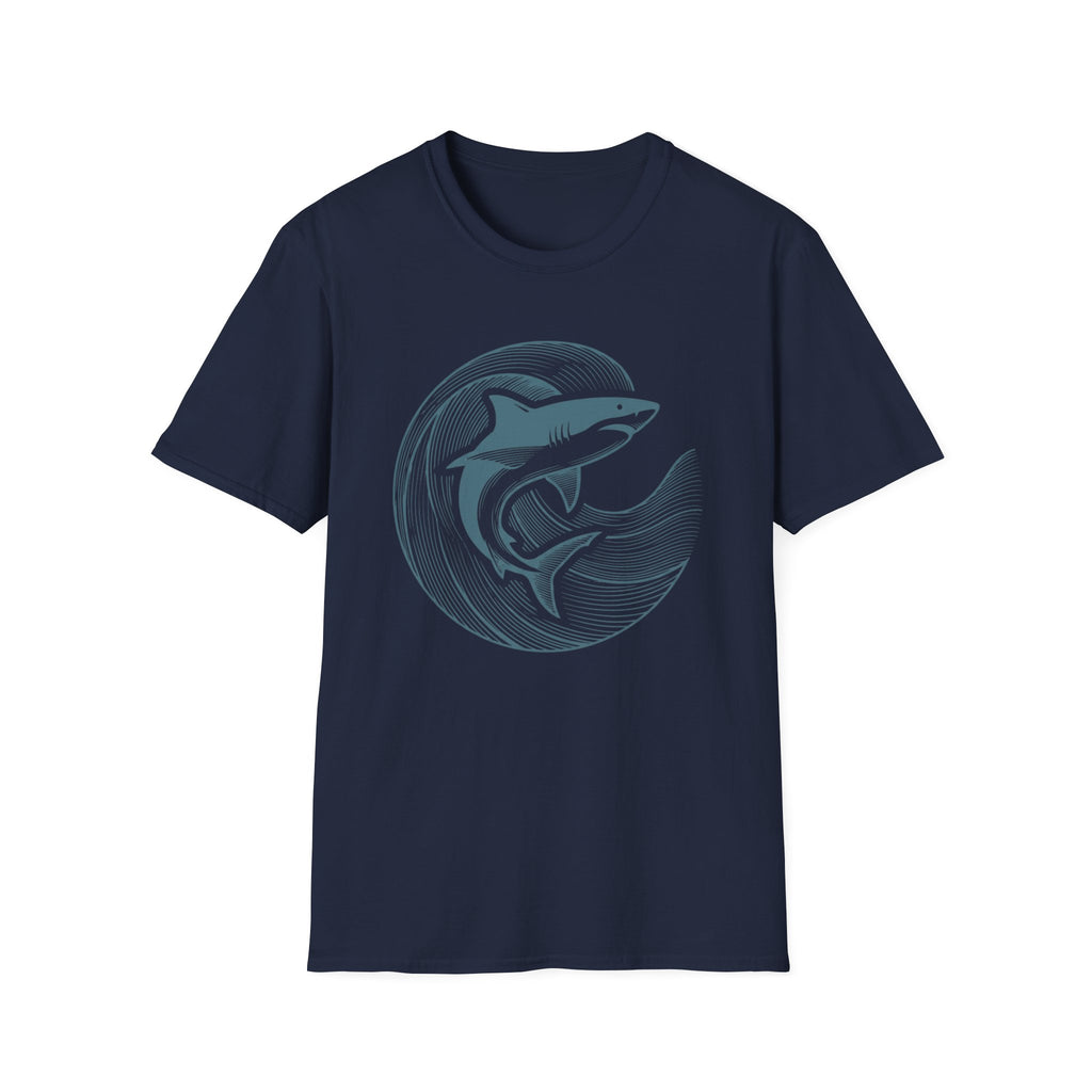 Shark Circle Silhouette T-Shirt