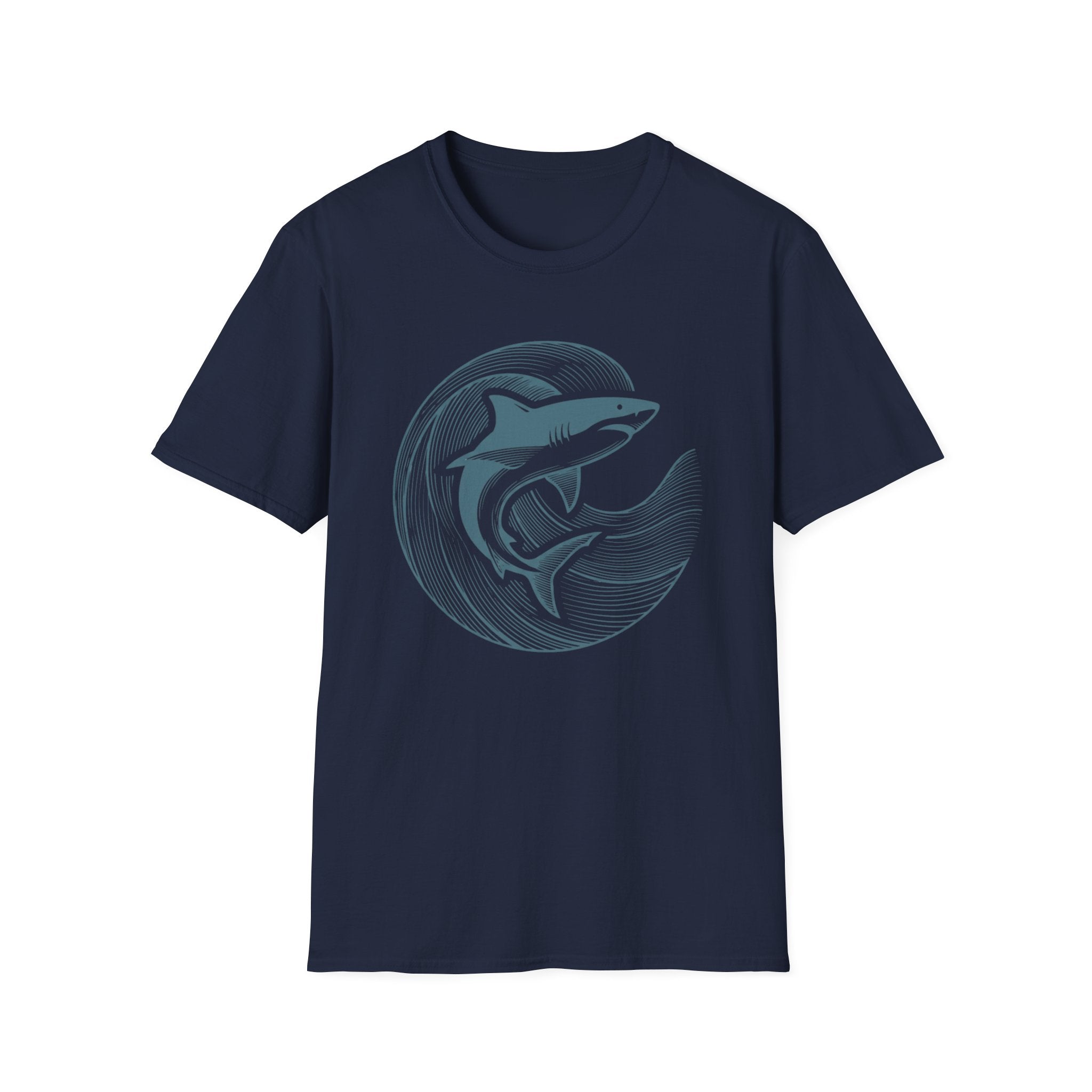 Shark Circle Silhouette T-Shirt