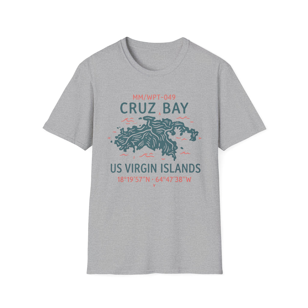 Cruz Bay US Virgin Islands Waypoint T-Shirt