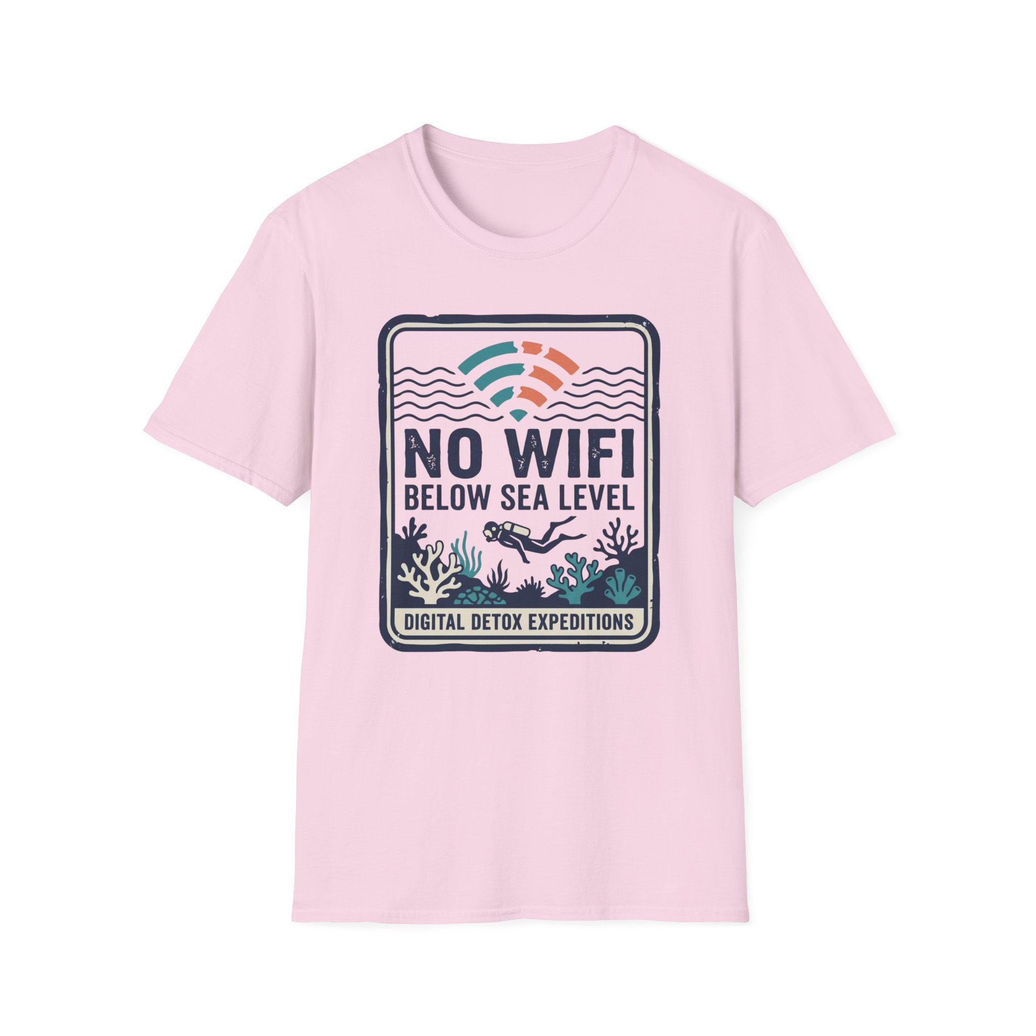 No WiFi Below Sea Level T-Shirt