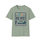 No WiFi Below Sea Level T-Shirt