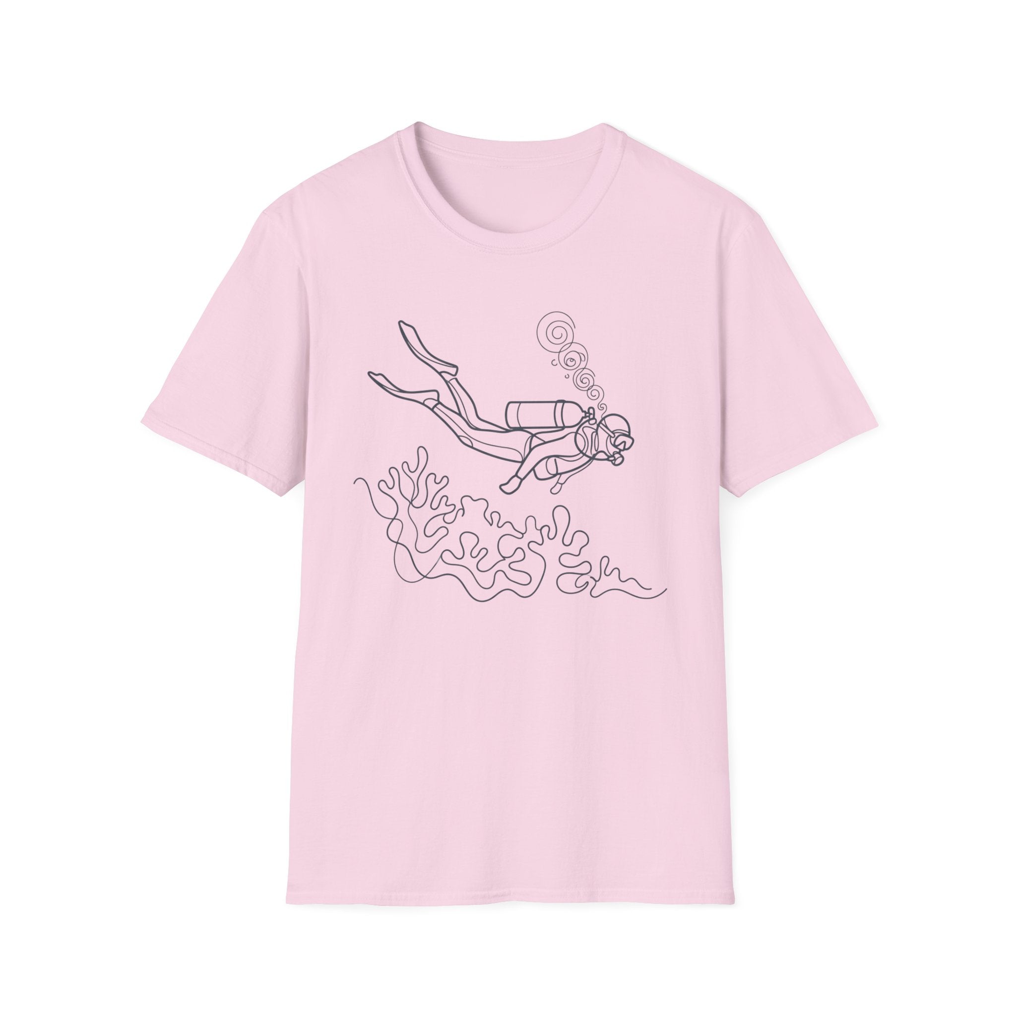 Diver Descent Silhouette T-Shirt