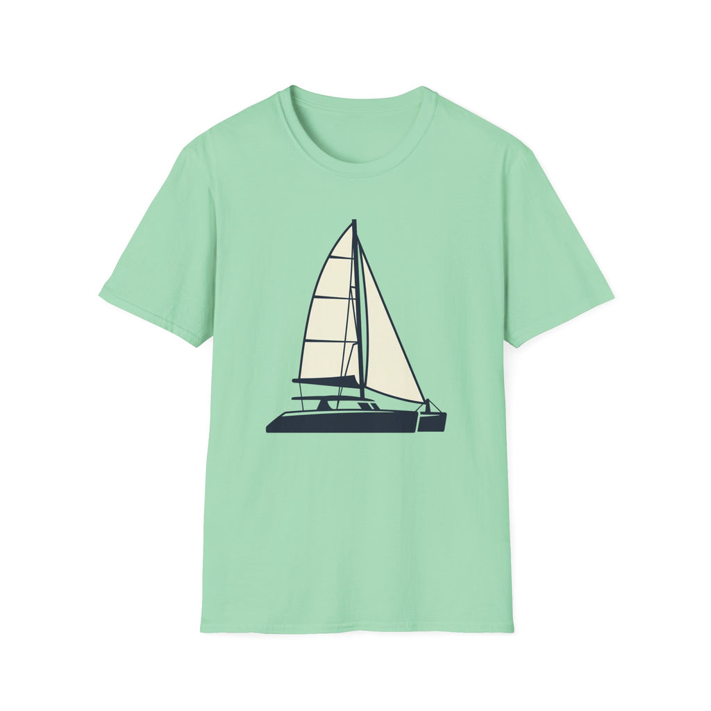 Catamaran Sail Plan Mark T-Shirt