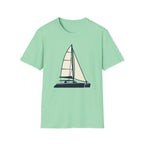 Catamaran Sail Plan Mark T-Shirt