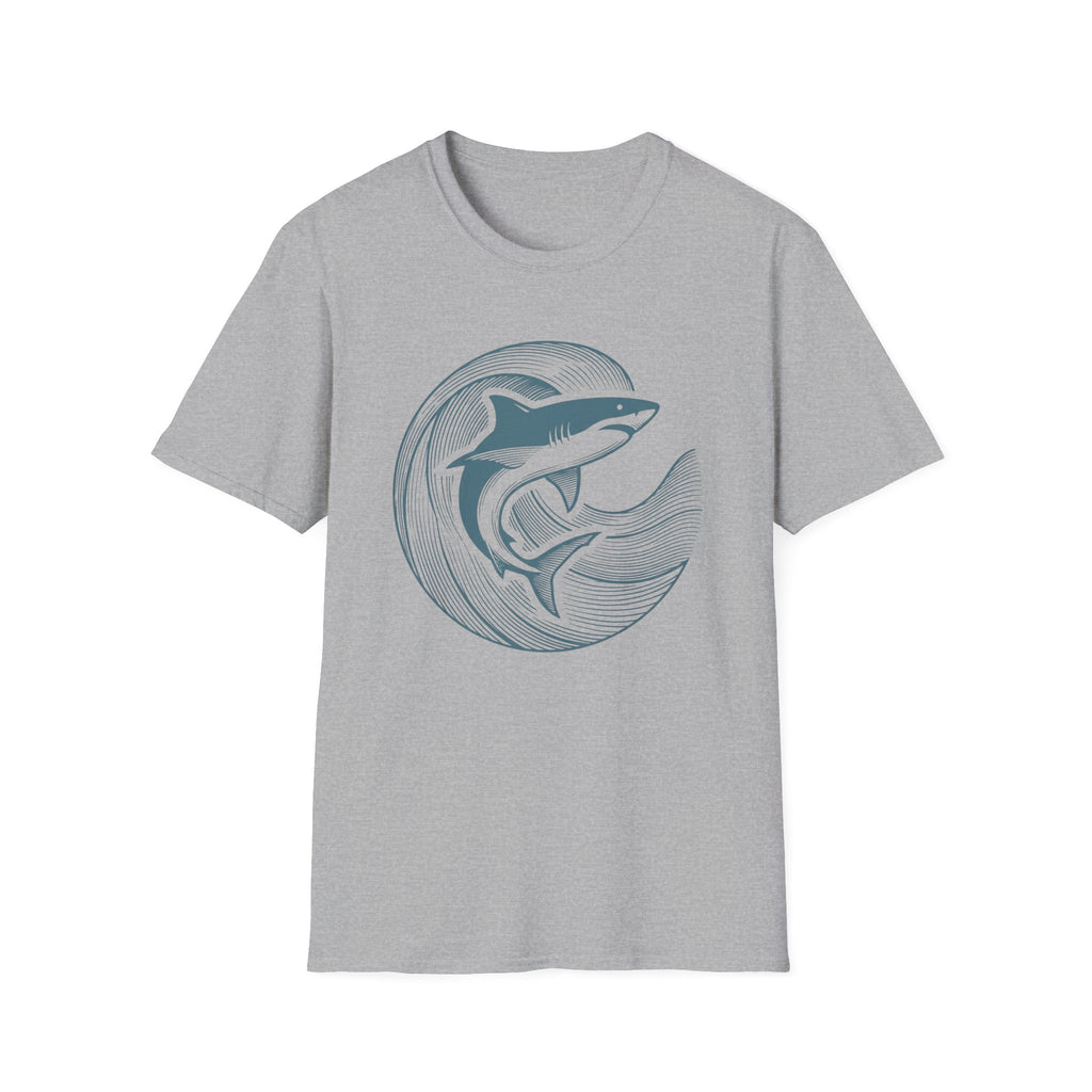 Shark Circle Silhouette T-Shirt