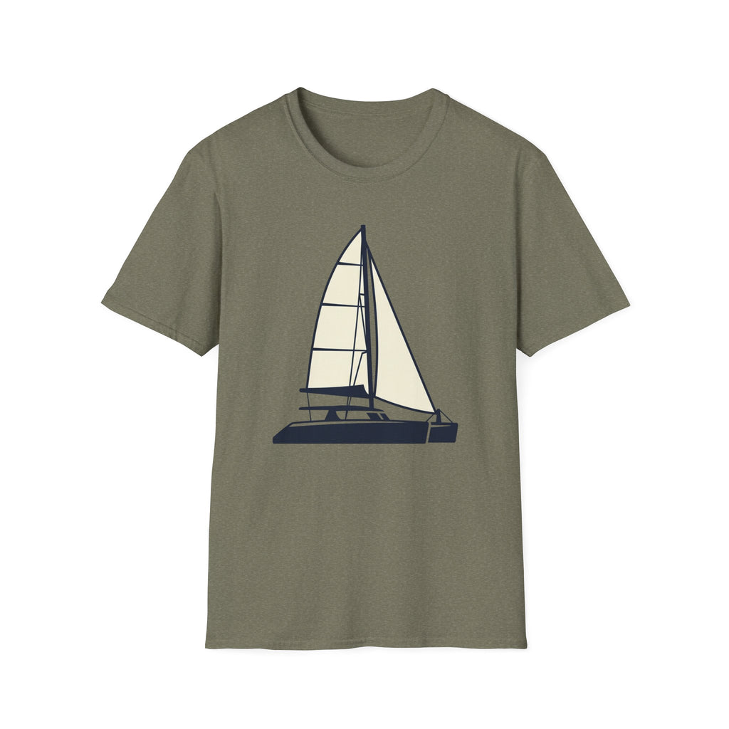 Catamaran Sail Plan Mark T-Shirt