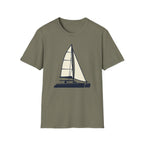 Catamaran Sail Plan Mark T-Shirt