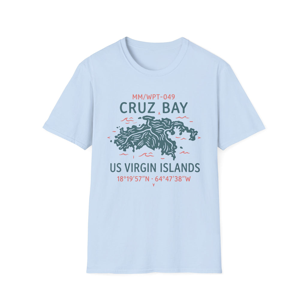 Cruz Bay US Virgin Islands Waypoint T-Shirt