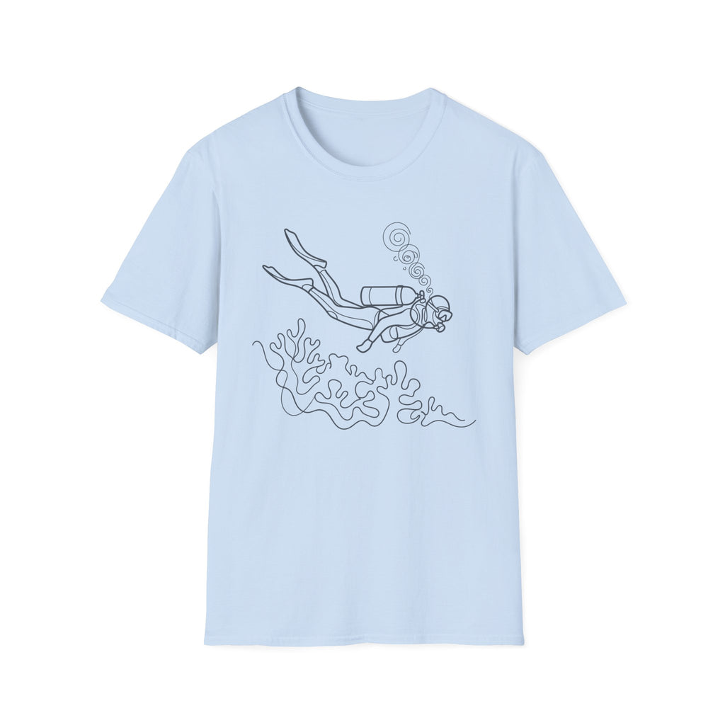 Diver Descent Silhouette T-Shirt