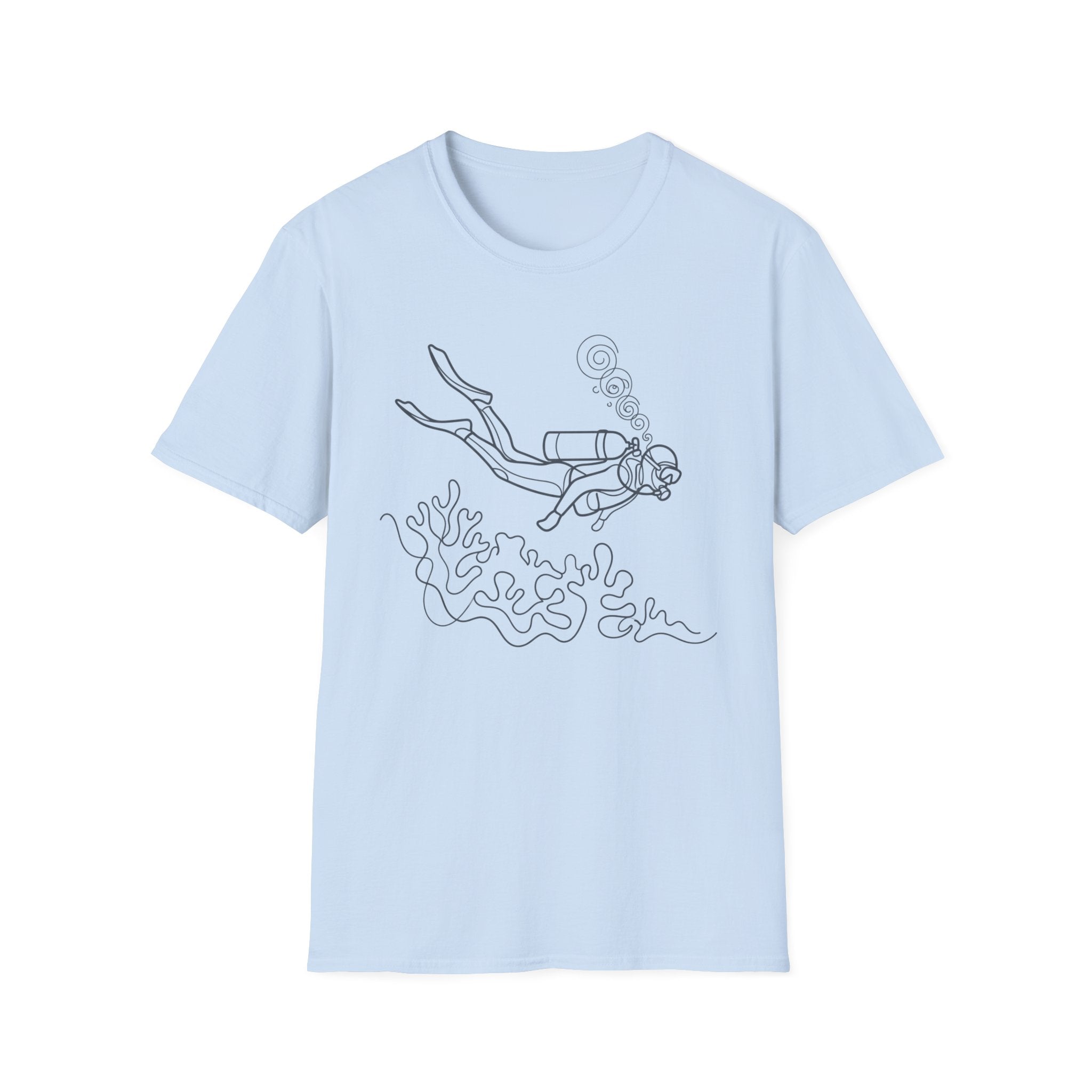 Diver Descent Silhouette T-Shirt