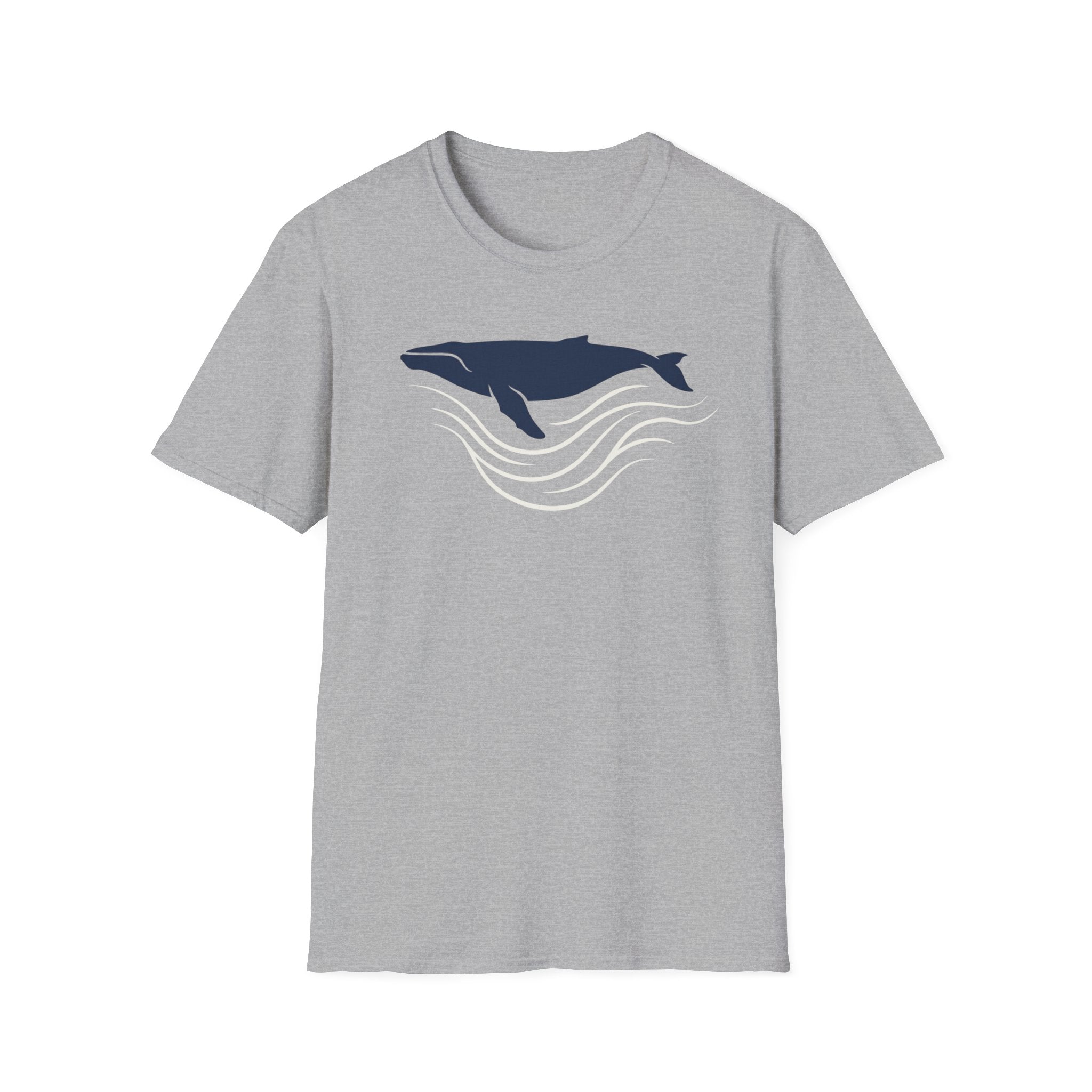 Whale Sounding Mark T-Shirt