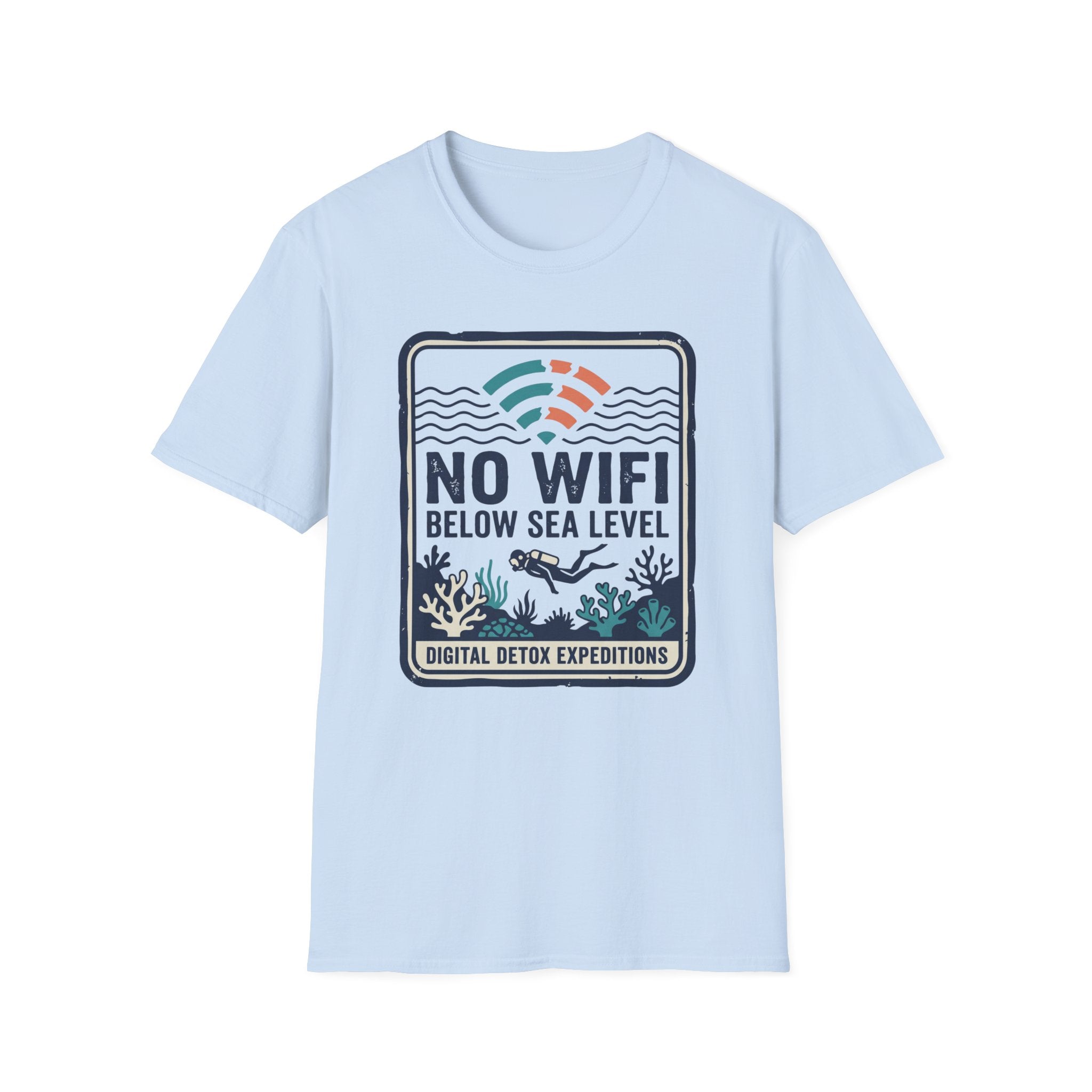 No WiFi Below Sea Level T-Shirt