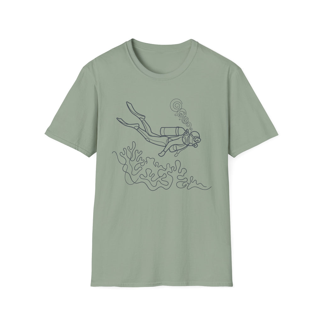 Diver Descent Silhouette T-Shirt