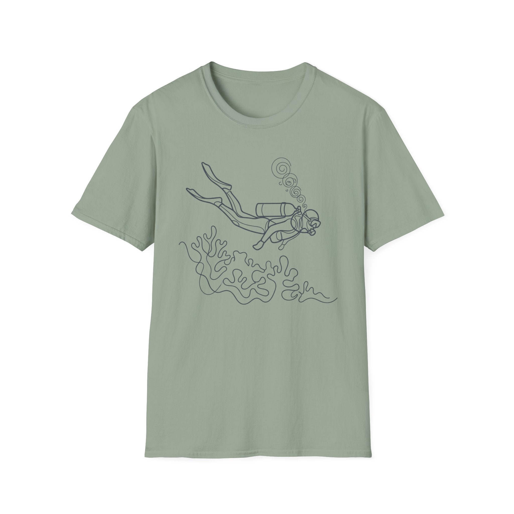 Diver Descent Silhouette T-Shirt