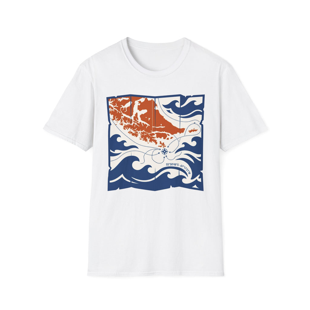 Nautical Map Cape Horn Coordinates T-Shirt