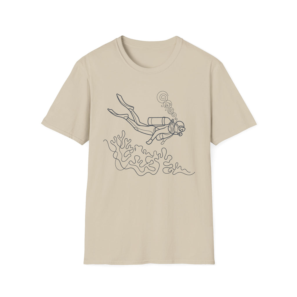 Diver Descent Silhouette T-Shirt