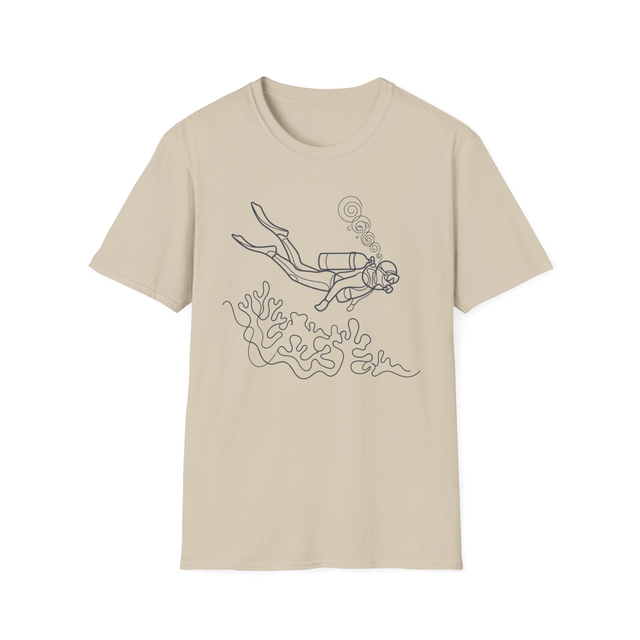 Diver Descent Silhouette T-Shirt
