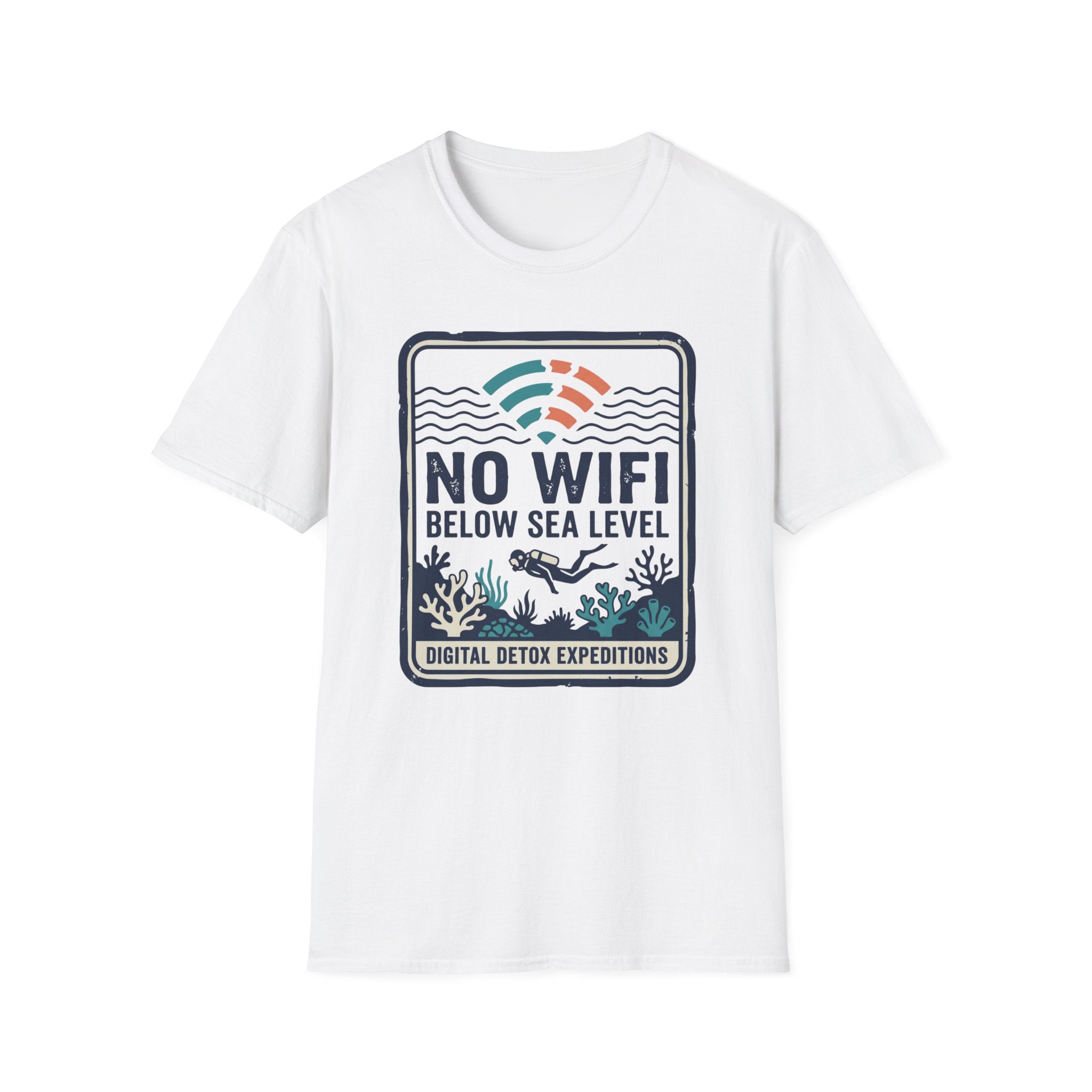 No WiFi Below Sea Level T-Shirt