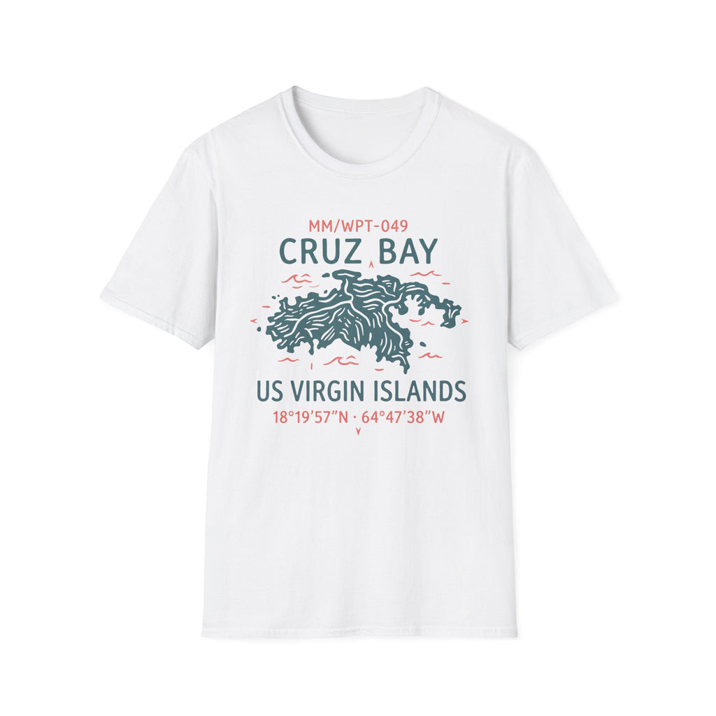 Cruz Bay US Virgin Islands Waypoint T-Shirt