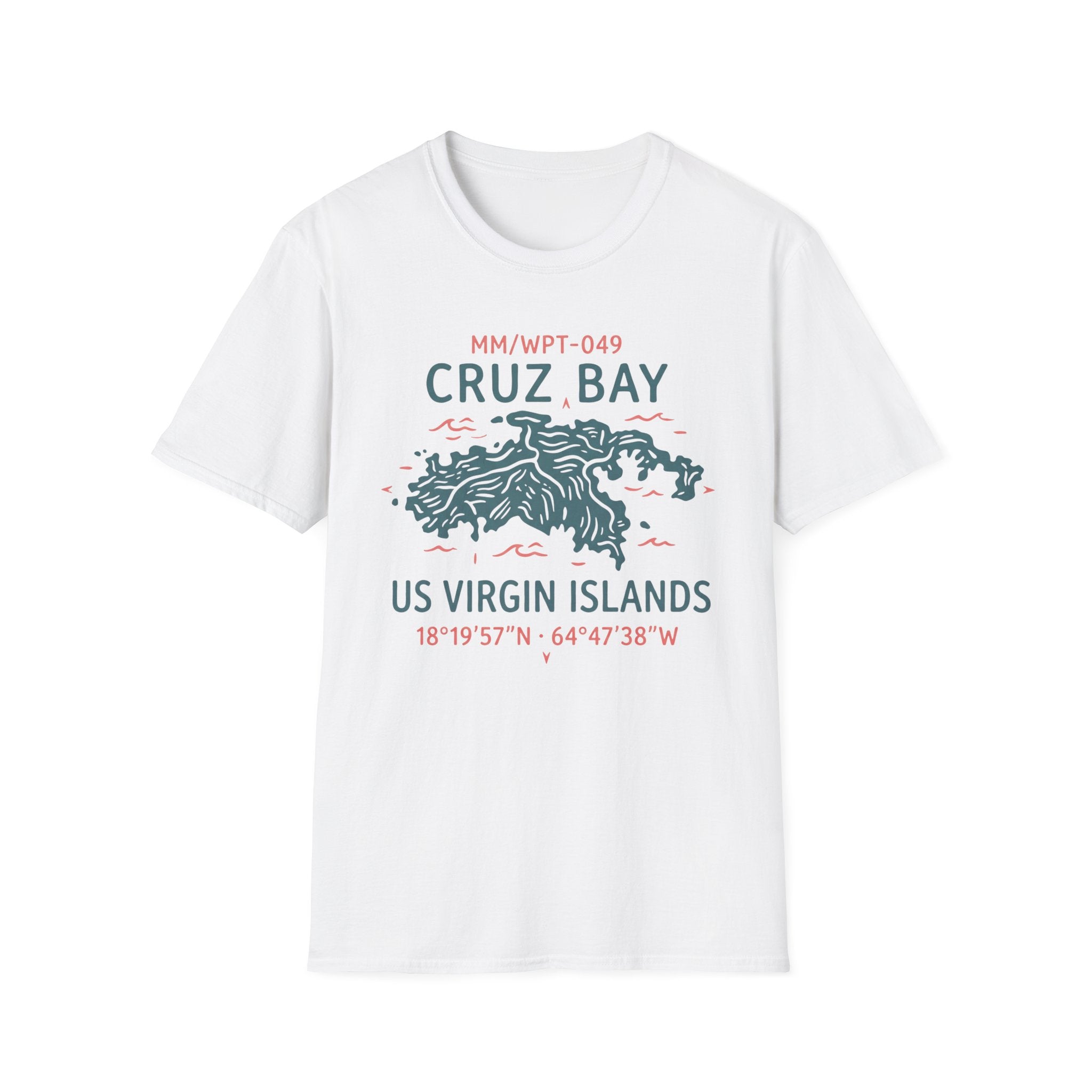 Cruz Bay US Virgin Islands Waypoint T-Shirt