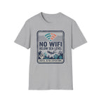 No WiFi Below Sea Level T-Shirt