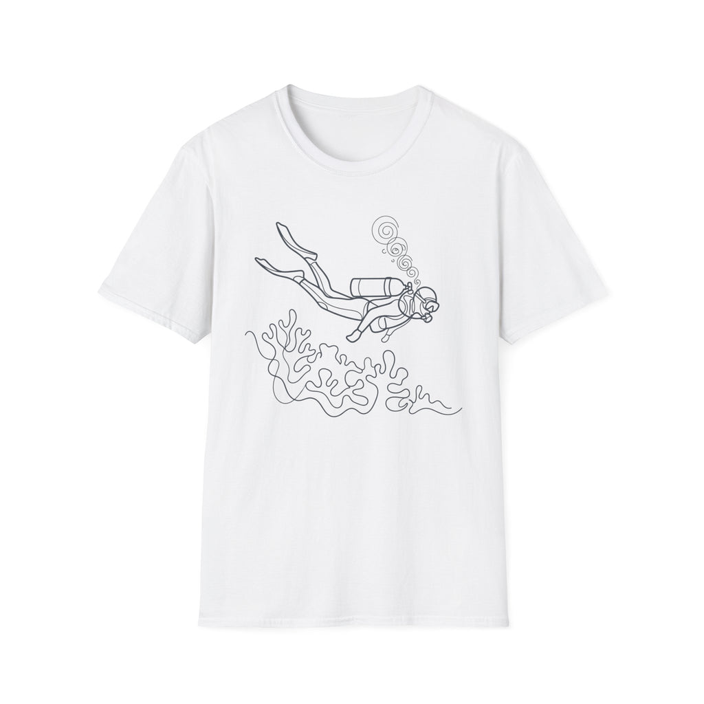 Diver Descent Silhouette T-Shirt