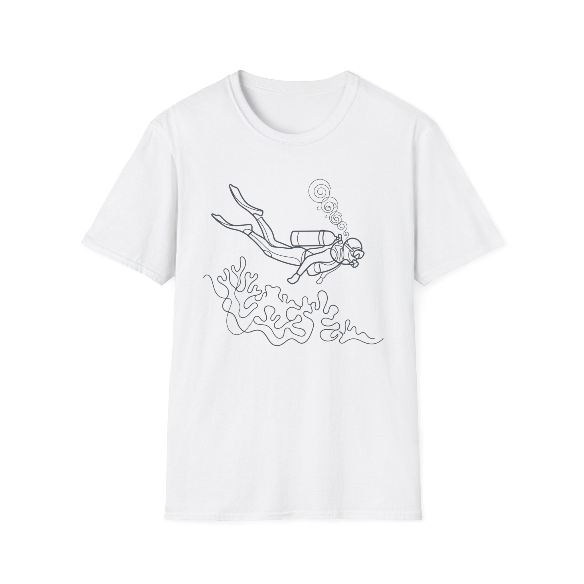 Diver Descent Silhouette T-Shirt