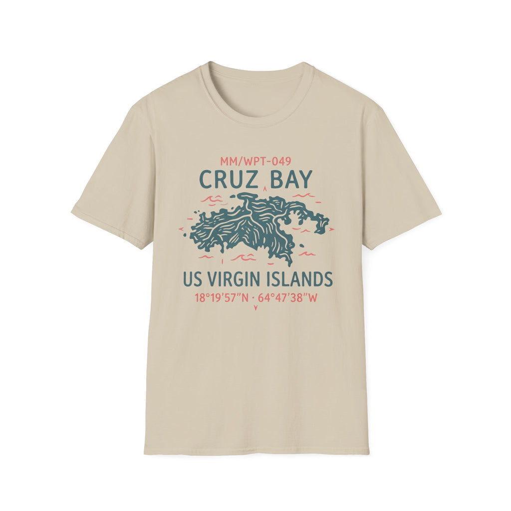 Cruz Bay US Virgin Islands Waypoint T-Shirt